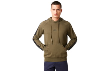 Image of Oakley Lit Graphic Hoodie - Mens, Dark Brush, Large, 472466-86V-L