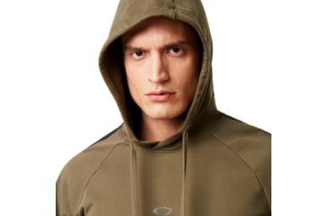 Image of Oakley Lit Graphic Hoodie - Mens, Dark Brush, Large, 472466-86V-L