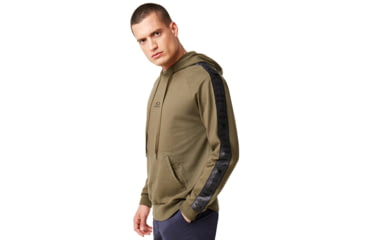 Image of Oakley Lit Graphic Hoodie - Mens, Dark Brush, Large, 472466-86V-L