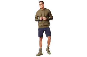 Image of Oakley Lit Graphic Hoodie - Mens, Dark Brush, Large, 472466-86V-L