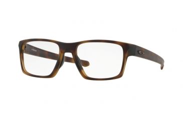 Image of Oakley LITEBEAM OX8140 Eyeglass Frames 814004-53 - Matte Brown Tortoise Frame, Clear Lenses