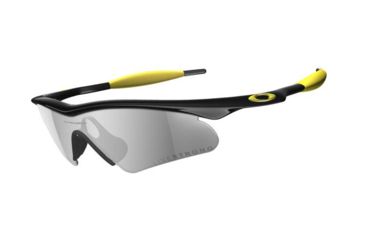 Image of Oakley Livestrong M-Frame Hybrid S Sunglasses - Jet Black w/ Black Iridium Lenses 24-024