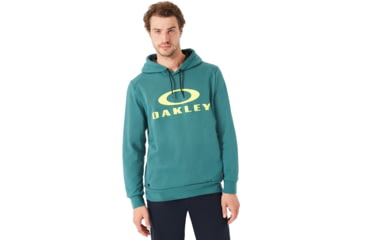Image of Oakley Lockup Po Hoodie - Mens, Balsam, Small, 472337A-6A9-S