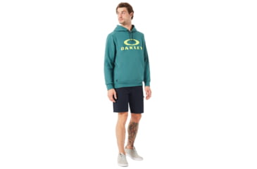 Image of Oakley Lockup Po Hoodie - Mens, Balsam, Small, 472337A-6A9-S