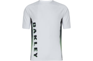 Image of Oakley Logo 75 Rashguard Tees - Mens, White, Large, 482582-100-L