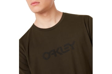 Image of Oakley Logo Allover Logo Tee - Mens, New Dark Brush, Small, 457939-86L-S