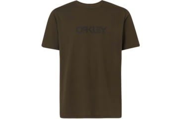 Image of Oakley Logo Allover Logo Tee - Mens, New Dark Brush, Small, 457939-86L-S