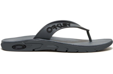 Image of Oakley Logo B1B Flip Flop - Mens, Uniform Grey, 10, FOF100093-25N-10