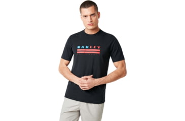 Image of Oakley Logo California Tee - Mens, Blackout, Extra Small, 457551-02E-XS
