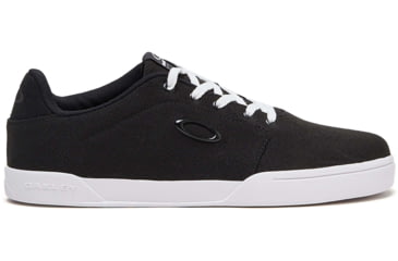 Image of Oakley Logo Canvas Flyer Sneaker - Mens, Jet Black, 8.5, 13551-01K-8.5