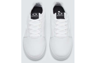 Image of Oakley Logo Canvas Flyer Sneaker - Mens, White, 13.0, 13551-100-13.0
