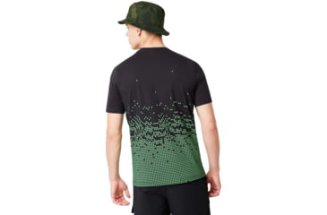 Image of Oakley Logo Digital Tee - Mens, Blackout, Medium, 457926-02E-M