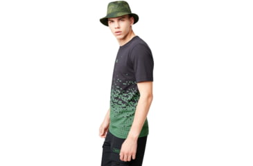 Image of Oakley Logo Digital Tee - Mens, Blackout, Medium, 457926-02E-M