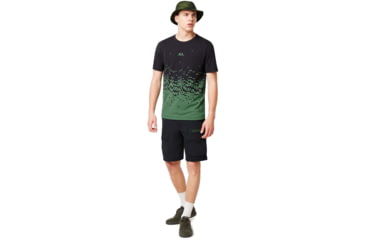 Image of Oakley Logo Digital Tee - Mens, Blackout, Medium, 457926-02E-M