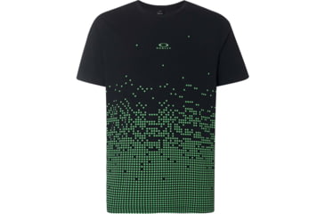 Image of Oakley Logo Digital Tee - Mens, Blackout, Medium, 457926-02E-M