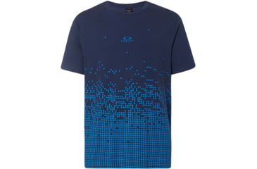 Image of Oakley Logo Digital Tee - Mens, Foggy Blue, Medium, 457926-6FB-M