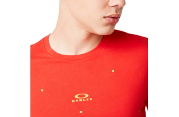 Image of Oakley Logo Digital Tee - Mens, High Risk Red, Large, 457926-43A-L
