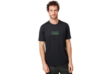 Image of Oakley Logo Embroideried Tee - Mens, Blackout, Medium, 457863-02E-M