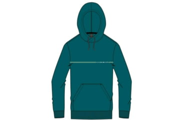 Image of Oakley Logo Line Hoodie - Mens, Petrol, Large, FOA400732-9PE-L