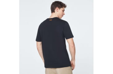 Image of Oakley Logo Mumbo Short Sleeve Tee - Mens, Blackout, Extra Small, FOA400057-02E-XS