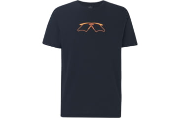 Image of Oakley Logo Mumbo Short Sleeve Tee - Mens, Blackout, Extra Small, FOA400057-02E-XS