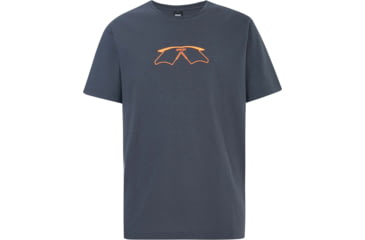 Image of Oakley Logo Mumbo Short Sleeve Tee - Mens, Uniform Grey, 2XL, FOA400057-25N-XXL