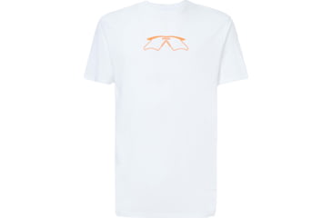 Image of Oakley Logo Mumbo Short Sleeve Tee - Mens, White, Extra Small, FOA400057-100-XS