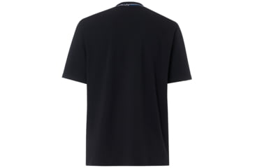Image of Oakley Logo Neck Ss Tee - Mens, Blackout, Small, 457431-02E-S
