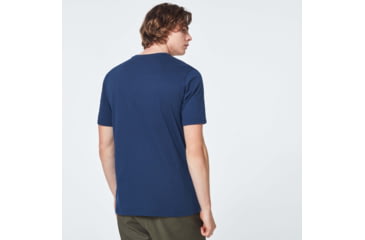 Image of Oakley Logo Patch Short Sleeve Tee - Mens, Universal Blue, Small, FOA400605-6ZZ-S