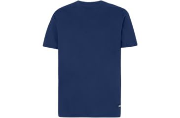 Image of Oakley Logo Patch Short Sleeve Tee - Mens, Universal Blue, Small, FOA400605-6ZZ-S