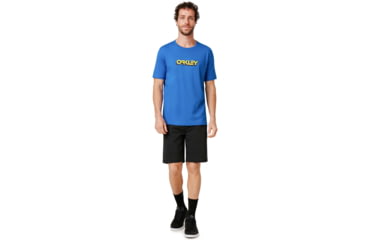 Image of Oakley Logo Tridimensional Tee - Mens, Electric Shade, Extra Small, 457892-66X-XS