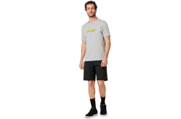 Image of Oakley Logo Tridimensional Tee - Mens, New Granite Hthr, Large, 457892-28B-L