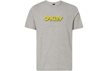 Image of Oakley Logo Tridimensional Tee - Mens, New Granite Hthr, Large, 457892-28B-L