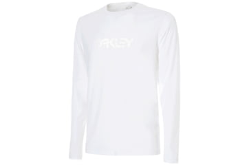 Image of Oakley Long Sleeve Surf Tee - Mens, White, Extra Large, 482359-100-XL