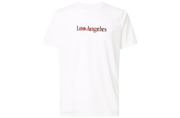Image of Oakley Los Angeles T-Shirt - Mens, White, Small, 457789-100-S