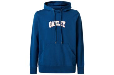 Image of Oakley Lux Chenille Logo Hoodie - Mens, Dark Blue, Small, 472478-609-S