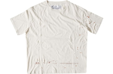 Image of Oakley Luxe Gold Short Sleeve Tee - Mens, White, Large, 457462-100-L