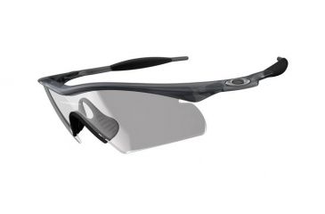 Image of Oakley M-Frame Hybrid Crystal Black Frame w/ Clear Black Iridium Photochromic Lens Kit -es Sunglasses 09-197