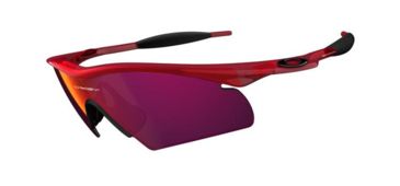 Image of Oakley M-Frame Hybrid Rx Sunglasses w/ Sport Implant - Crystal Red Frame 