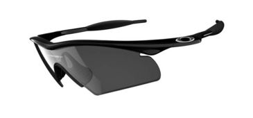 Image of Oakley M-Frame Hybrid Rx Sunglasses w/ Sport Implant - Jet Black Frame 