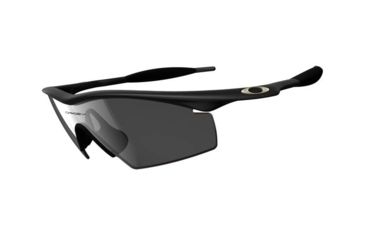 Image of Oakley M-Frame Strike Rx Sunglasses w/ Sport Implant - Black Frame 