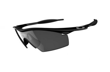 Image of Oakley M-Frame Strike Rx Sunglasses w/ Sport Implant - Jet Black Frame 