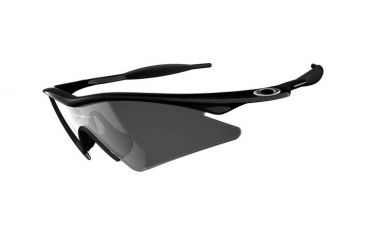 Image of Oakley M-Frame Sweep Rx Sunglasses w/ Sport Implant - Jet Black Frame 