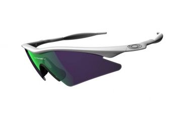 Image of Oakley M-Frame Sweep Rx Sunglasses w/ Sport Implant - Polished White Frame 