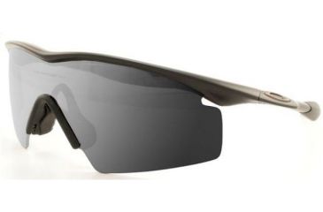 Image of Oakley M Frame Strike Sunglasses, Black Frame, Black Iridium 09-005
