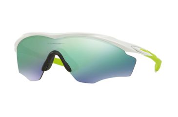 Image of Oakley M2 FRAME XL OO9343 Single Vision Prescription Sunglasses OO9343-934307-45 - Lens Diameter 45 mm, Frame Color Polished White
