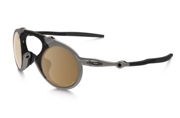 Image of Oakley Madman Sunglasses Plasma Frame, Tungsten Iridium Polarized Lens-OO6019-03