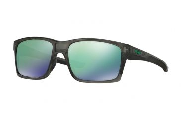 Image of Oakley MAINLINK OO9264 Progressive Prescription Sunglasses OO9264-926404-57 - Lens Diameter 57 mm, Frame Color Grey Smoke