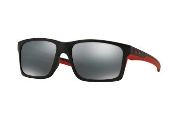 Image of Oakley MAINLINK OO9264 Progressive Prescription Sunglasses OO9264-926412-57 - Lens Diameter 57 mm, Frame Color Matte Black