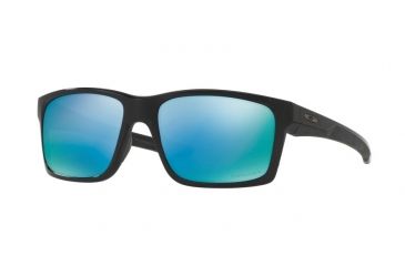 Image of Oakley MAINLINK OO9264 Progressive Prescription Sunglasses OO9264-926421-57 - Lens Diameter 57 mm, Frame Color Polished Black